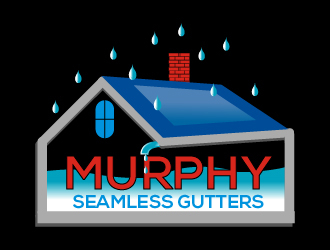 Murphy Seamless Gutters logo design by Suvendu