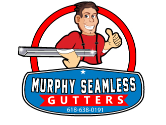 Murphy Seamless Gutters logo design by Suvendu