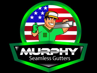 Murphy Seamless Gutters logo design by Suvendu