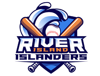 River Island Islanders logo design by DreamLogoDesign