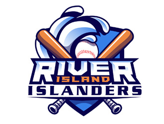 River Island Islanders logo design by DreamLogoDesign