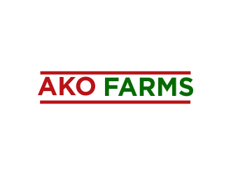 AKO FARMS logo design by dasam