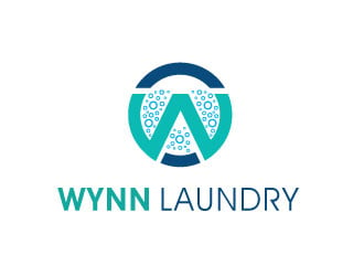 Wynn Laundry logo design by Conception