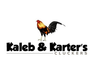 Kaleb & Karter’s Cluckers logo design by AamirKhan