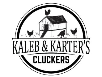 Kaleb & Karter’s Cluckers logo design by Suvendu