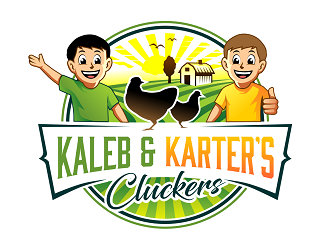 Kaleb & Karter’s Cluckers logo design by haze