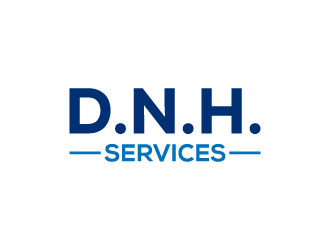 D.N.H. Services  logo design by aryamaity