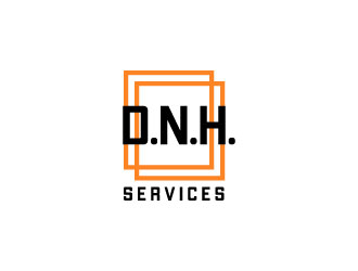 D.N.H. Services  logo design by aryamaity