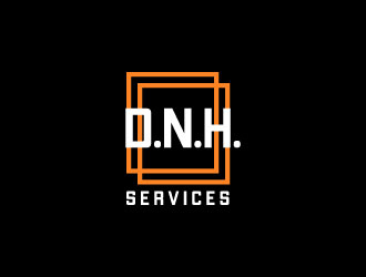 D.N.H. Services  logo design by aryamaity