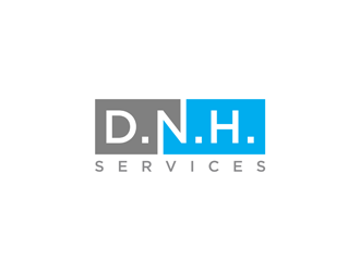 D.N.H. Services  logo design by alby