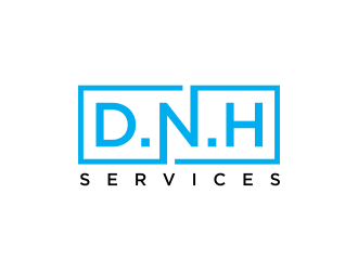 D.N.H. Services  logo design by GassPoll