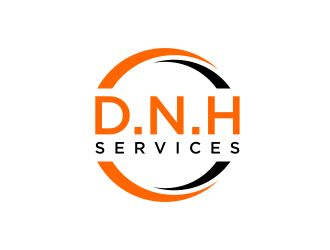 D.N.H. Services  logo design by GassPoll