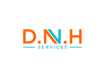 D.N.H. Services  logo design by GassPoll