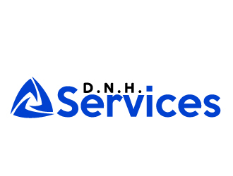 D.N.H. Services  logo design by AamirKhan