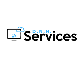 D.N.H. Services  logo design by AamirKhan