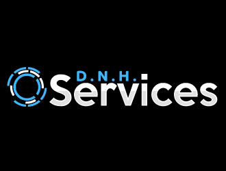 D.N.H. Services  logo design by AamirKhan