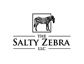 The Salty Zebra, llc logo design by Marianne