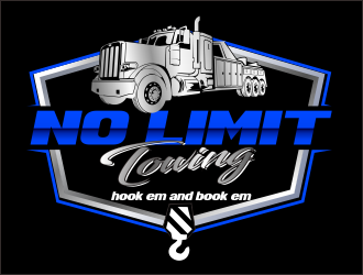 No Limit Towing  logo design by bosbejo