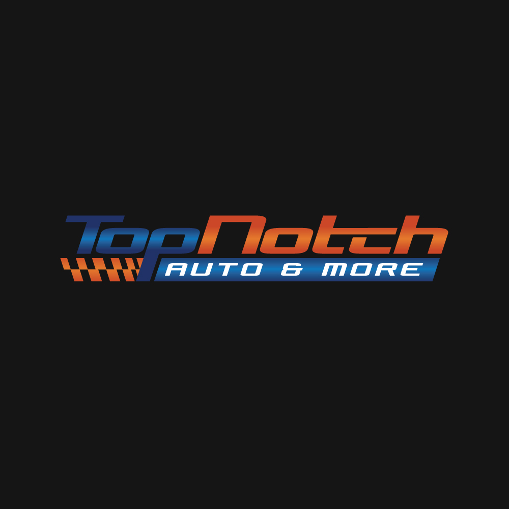 “Top Notch Auto & More” I don’t want the tires in it anymore. Looking for a new Modern look that is clean and eye catching and will be used in mailers, business cards, website and T-shirts. logo design by DreamLogoDesign