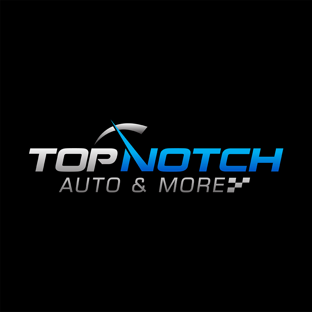 “Top Notch Auto & More” I don’t want the tires in it anymore. Looking for a new Modern look that is clean and eye catching and will be used in mailers, business cards, website and T-shirts. logo design by DreamLogoDesign