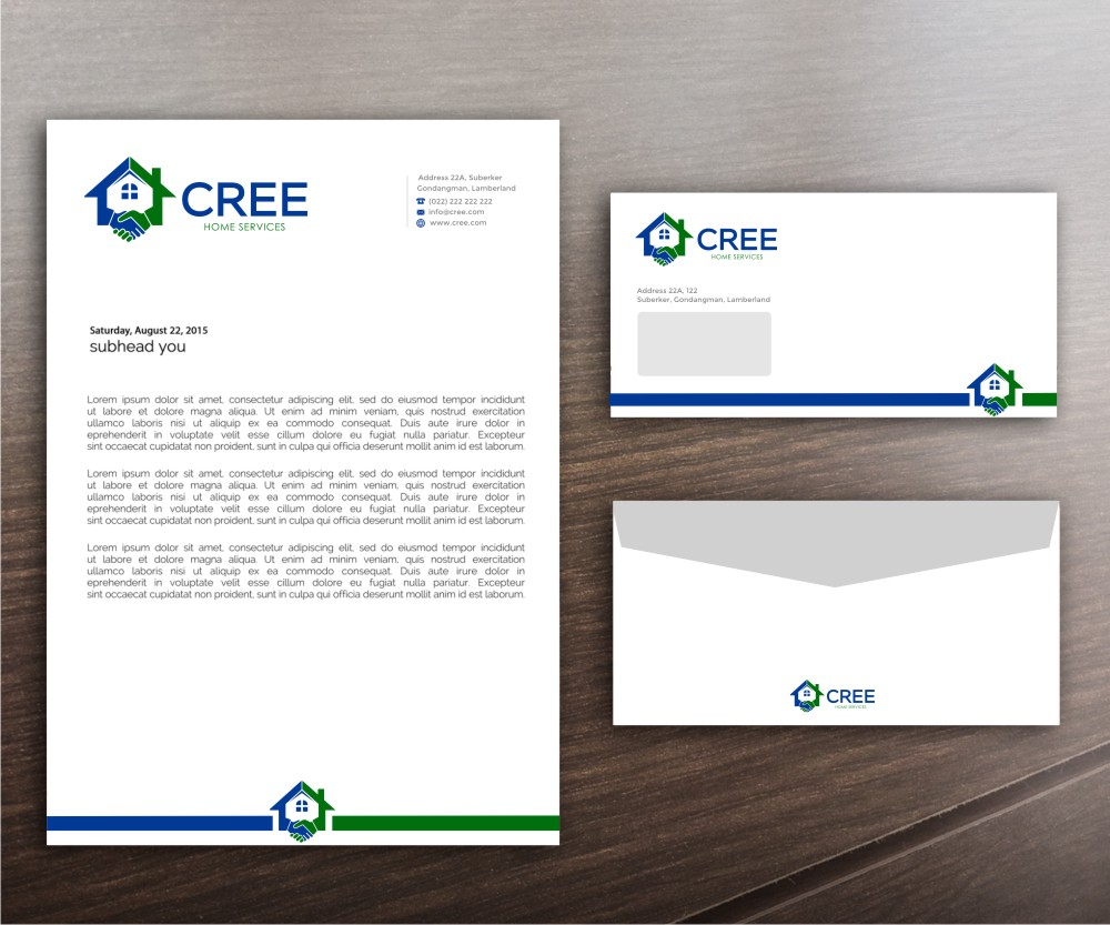 Cree Home Services logo design by maspion