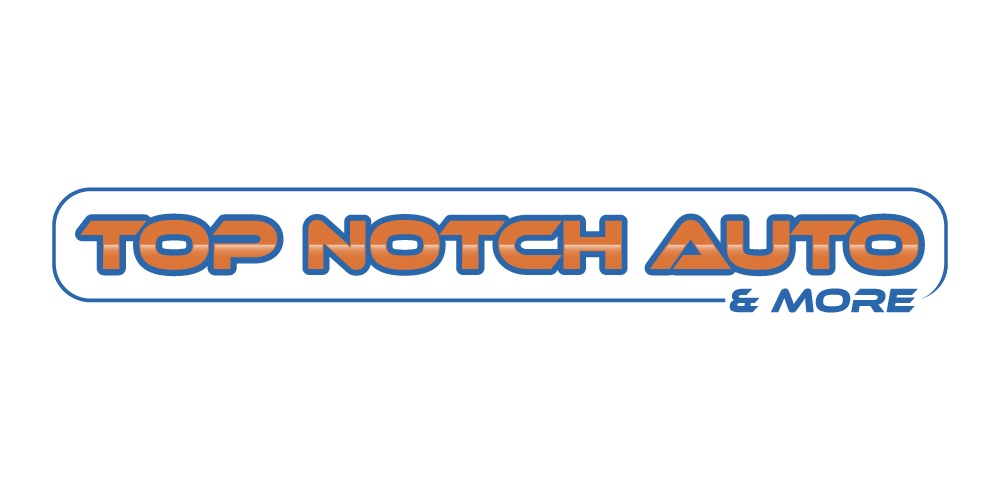 “Top Notch Auto & More” I don’t want the tires in it anymore. Looking for a new Modern look that is clean and eye catching and will be used in mailers, business cards, website and T-shirts. logo design by Gelotine