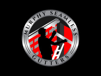 Murphy Seamless Gutters logo design by Suvendu