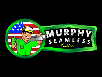 Murphy Seamless Gutters logo design by Suvendu