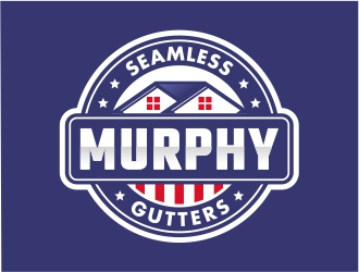 Murphy Seamless Gutters logo design by Mardhi