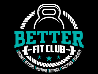 BETTER Fit Club (Building Everyone Together Through Exercising Regularly) logo design by jaize
