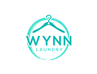 Wynn Laundry logo design by ubai popi