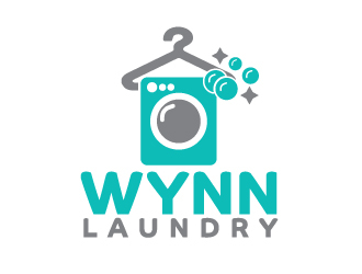 Wynn Laundry logo design by AamirKhan