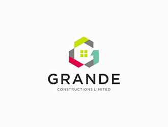 Grande constructions limited  logo design by DuckOn