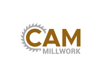 CAM Millwork logo design by lexipej