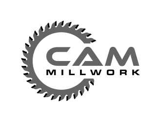 CAM Millwork logo design by GassPoll