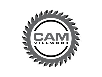 CAM Millwork logo design by GassPoll