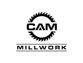 CAM Millwork logo design by GassPoll