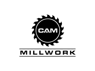 CAM Millwork logo design by GassPoll