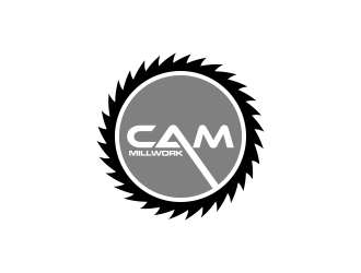 CAM Millwork logo design by GassPoll