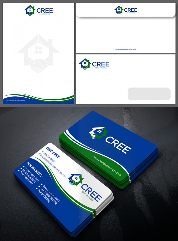 Cree Home Services logo design by Gelotine