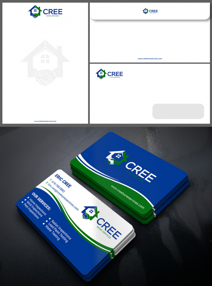 Cree Home Services logo design by Gelotine