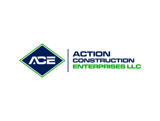 Action Construction Enterprises logo design by Lafayate