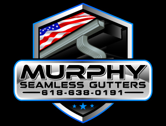 Murphy Seamless Gutters logo design by LucidSketch