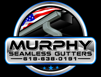 Murphy Seamless Gutters logo design by LucidSketch