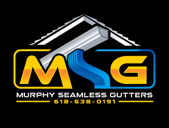 Murphy Seamless Gutters logo design by LucidSketch