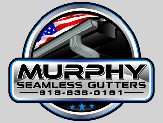 Murphy Seamless Gutters logo design by LucidSketch