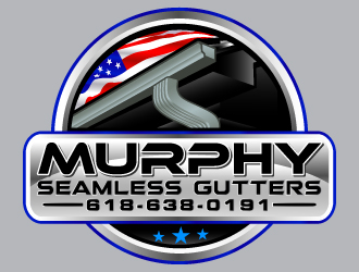 Murphy Seamless Gutters logo design by LucidSketch