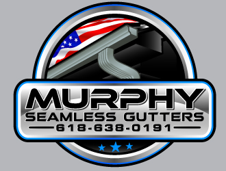 Murphy Seamless Gutters logo design by LucidSketch