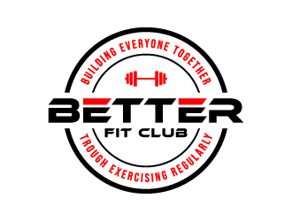 BETTER Fit Club (Building Everyone Together Through Exercising Regularly) logo design by denfransko