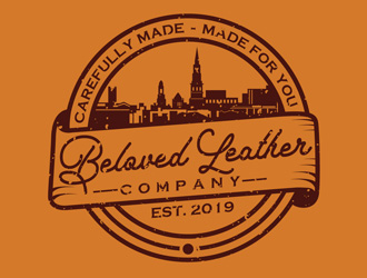 Beloved Leather Company logo design by DreamLogoDesign